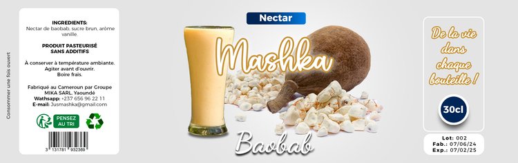 Etiquette nectar baobab