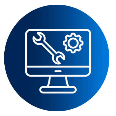 Icône de la maintenance informatique