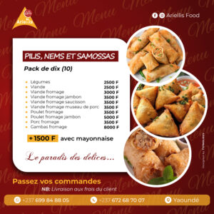 Menu Nems Samossa