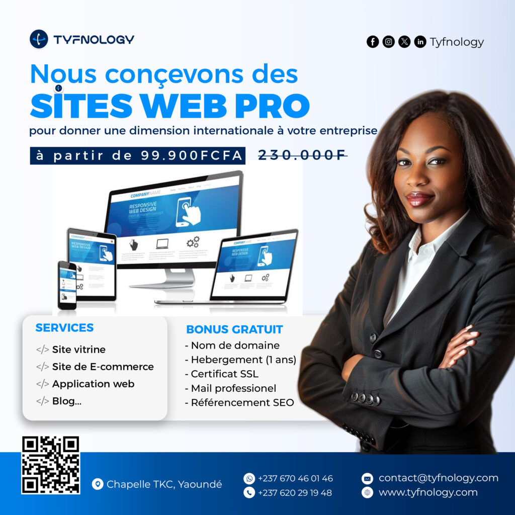 Affiche site web Tyfnology