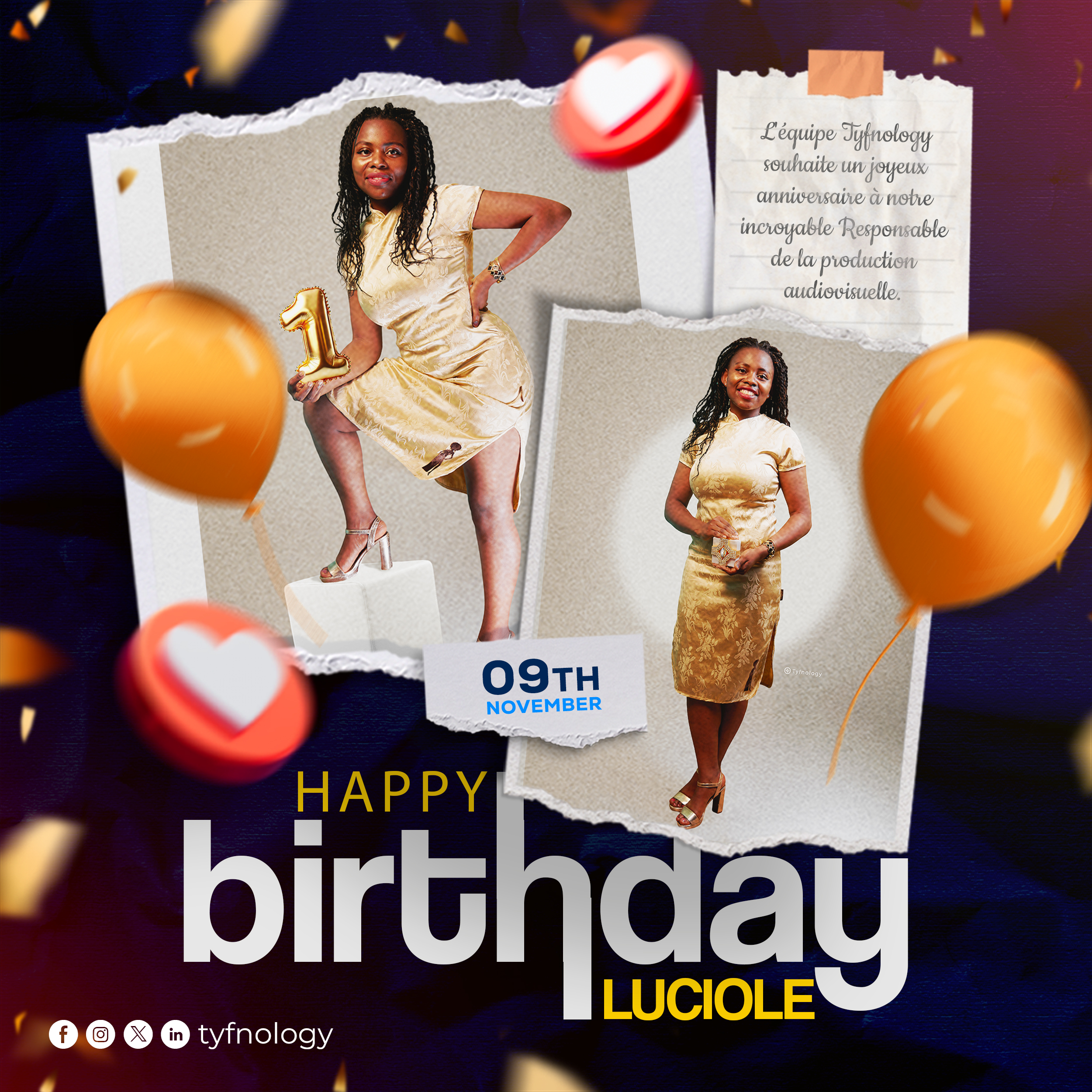Anniversaire Luciole
